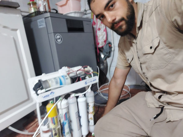 شهاب رضائی تعویض فیلتر 1 تا 3 دستگاه آب شیرین کن مشتری