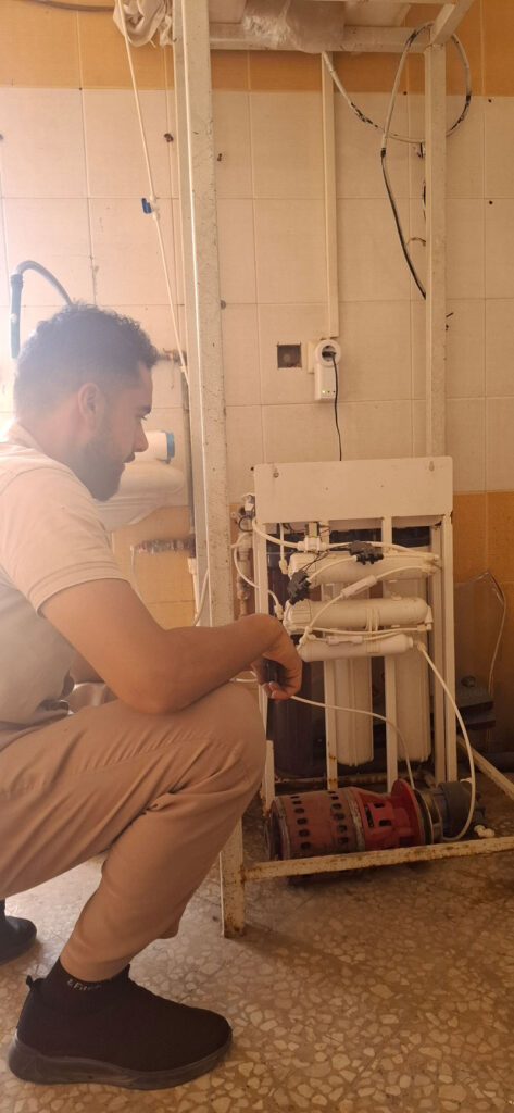 پروژه تعمیر و تعویص فیلتر های دستگاه تصفیه آب در قم